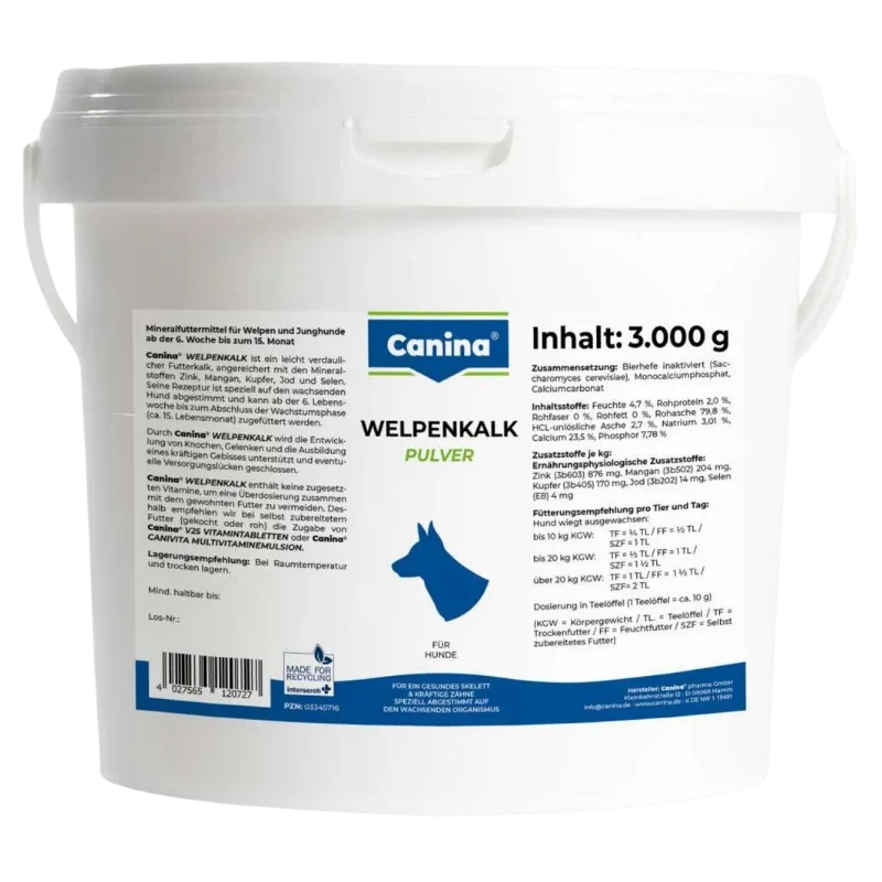 Canina Pharma Welpenkalk Pulver