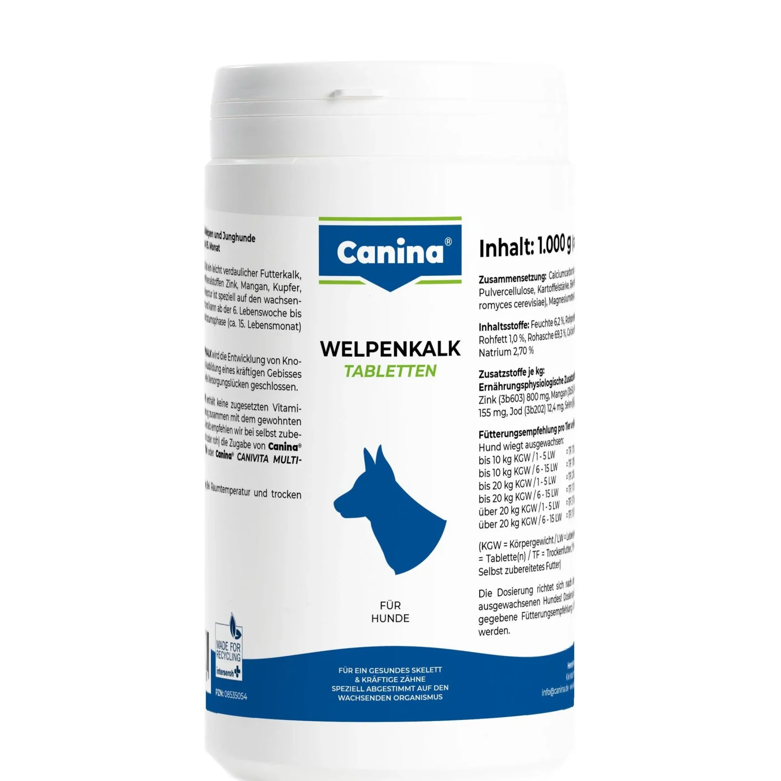 Canina Welpenkalk Tabletten