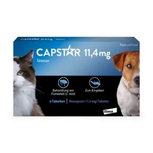 CAPSTAR 11,4 mg für Katzen und kleine Hunde 6 Stück