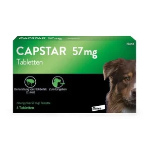 CAPSTAR 57 mg für große Hunde 6 Stück