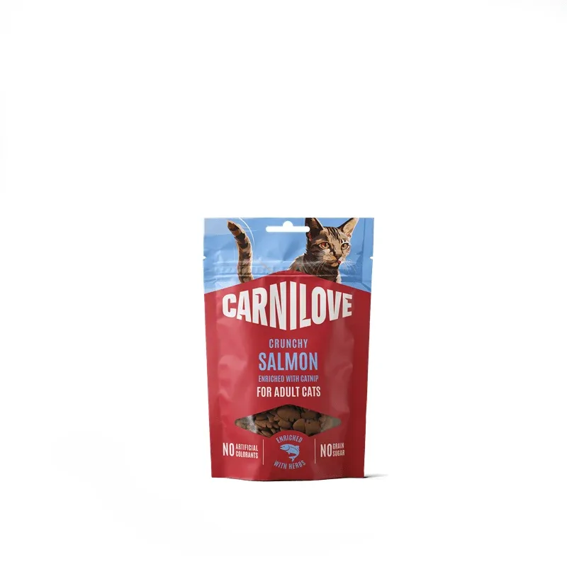 Carnilove Cat Crunchy Snack - Salmon + Catnip