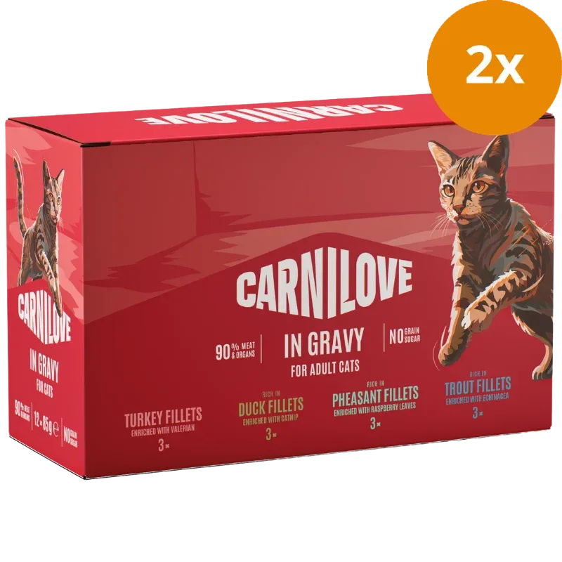 Carnilove Cat PB Gravy Multipack 12 x 85 g - Image 2
