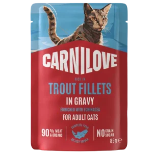 Carnilove Cat PB Gravy Trout 85 g