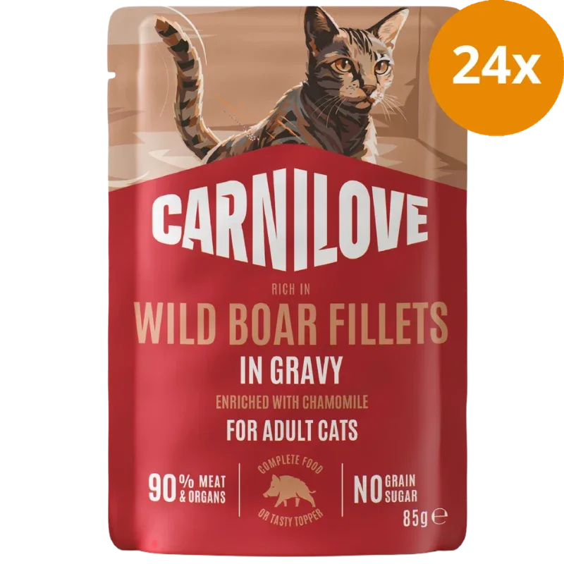 Carnilove Cat PB Gravy Wild Boar 85 g - Image 2