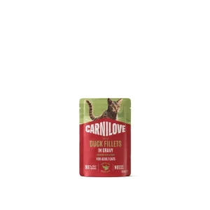 Carnilove Cat Pouch Gravy - Duck with Catnip