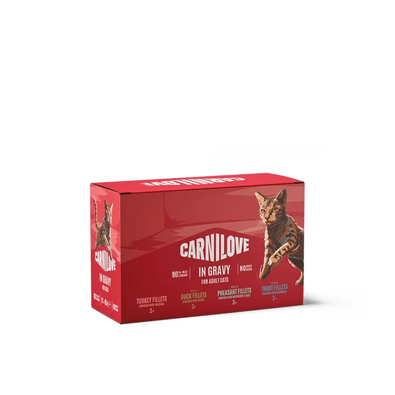 Carnilove Cat Pouch Gravy - Multipack
