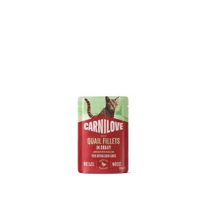 Carnilove Cat Pouch Gravy sterilised - Quail
