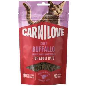 Carnilove Cat Snack Soft Buffallo with Blueberries 50 g
