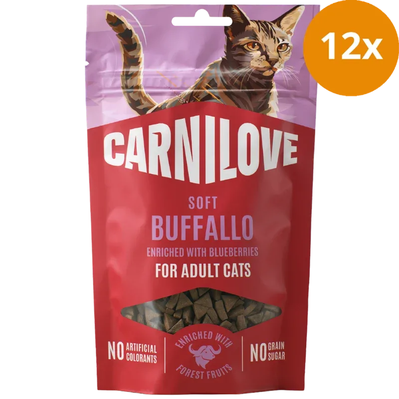 Carnilove Cat Snack Soft Buffallo with Blueberries 50 g - Image 2