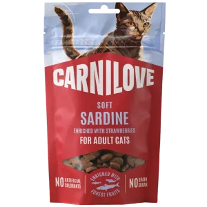 Carnilove Cat Snack Soft Sardine with Strawberries 50 g