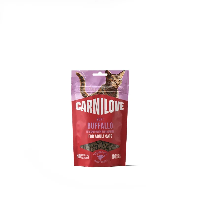 Carnilove Cat Soft Snack - Buffallo with Blueberry