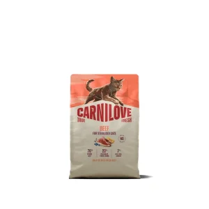 Carnilove Cat TrueFresh Adult sterilised - Beef