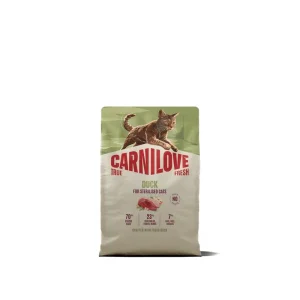 Carnilove Cat TrueFresh Adult sterilised - Duck