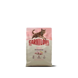 Carnilove Cat TrueFresh Adult sterilised - Turkey