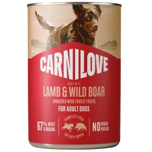 Carnilove Dog Dose Paté Adult Lamb & Wild Boar 400 g
