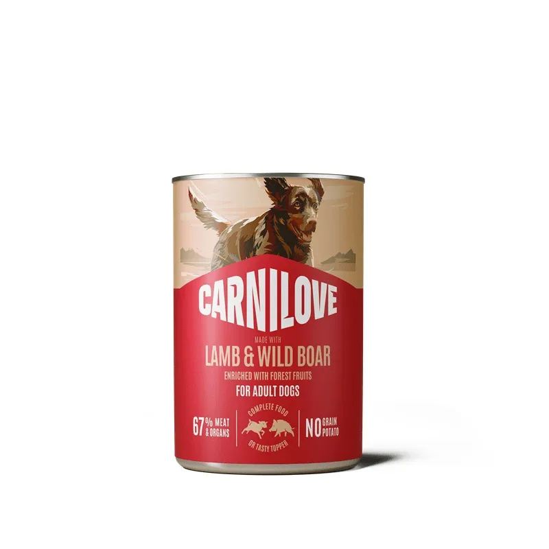 Carnilove Dog Dose Paté Adult - Lamb & Wild Boar