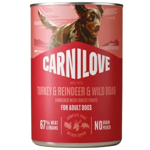 Carnilove Dog Dose Paté Adult Turkey & Reindeer 400 g