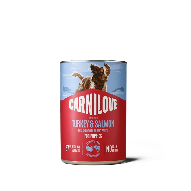 Carnilove Dog Dose Paté Puppy - Salmon & Turkey