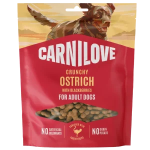 Carnilove Dog Snack Crunchy Ostrich & Blackberries 200 g