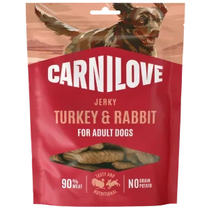 Carnilove Dog Snack Jerky Turkey & Rabbit 100 g