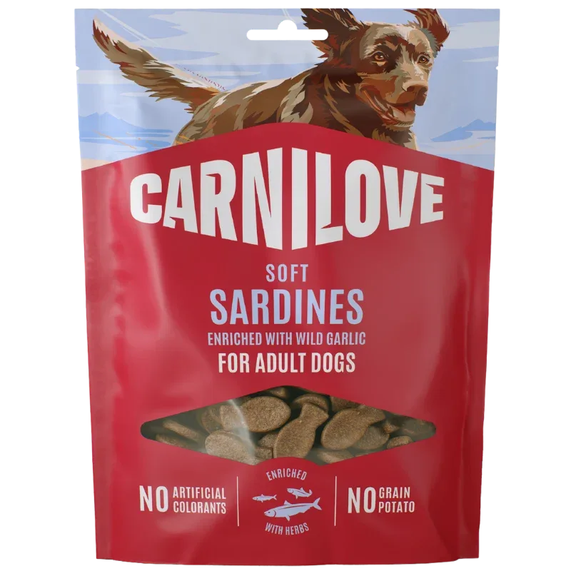 Carnilove Dog Snack Soft Sardin & Garlic 200 g