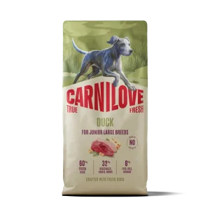 Carnilove Dog True Fresh Junior - Ente für große Rassen