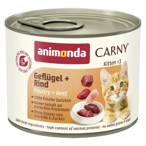 Carny Kitten Geflügel + Rind 200g | DAS FUTTERHAUS