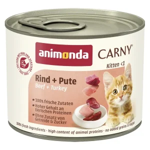 Carny Kitten Rind + Pute 200g | DAS FUTTERHAUS