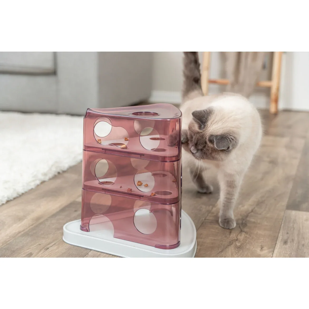 Cat Activity Cheese Tower Katzenspielzeug - Image 2