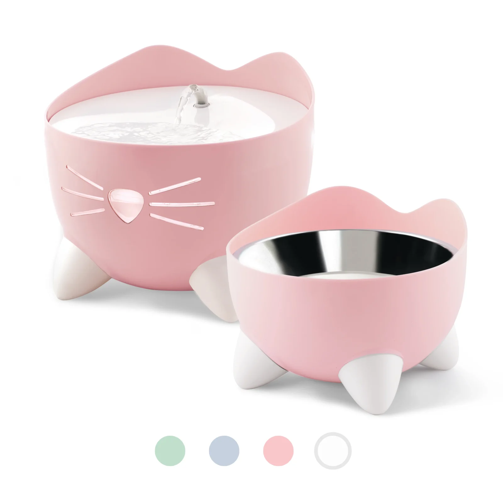 Catit Pixi Combo Kit Trinkbrunnen Futternapf und 3 Ersatzfilter - Image 2