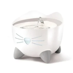 Catit PIXI Trinkbrunnen, Edelstahl Trinkbrunnen 2,5 l