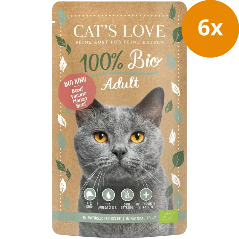Cats Love PB Adult Bio Rind 100 g - Image 2