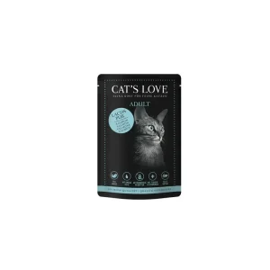 Cats Love PB Adult Lachs Pur 85g
