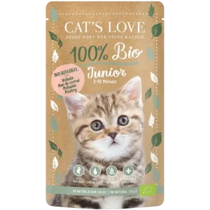 Cats Love PB Junior Bio Geflügel 100 g