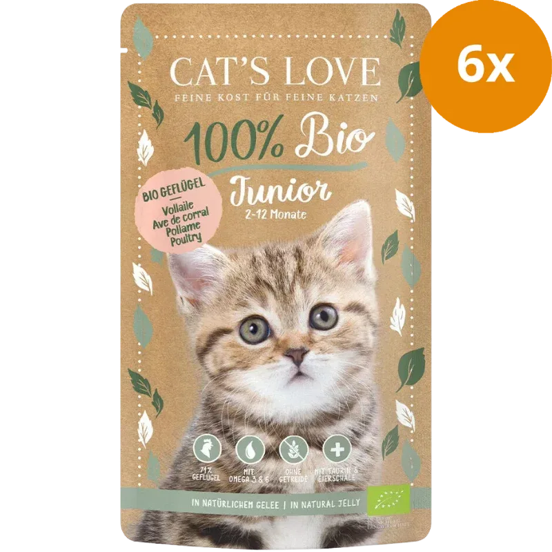 Cats Love PB Junior Bio Geflügel 100 g - Image 2
