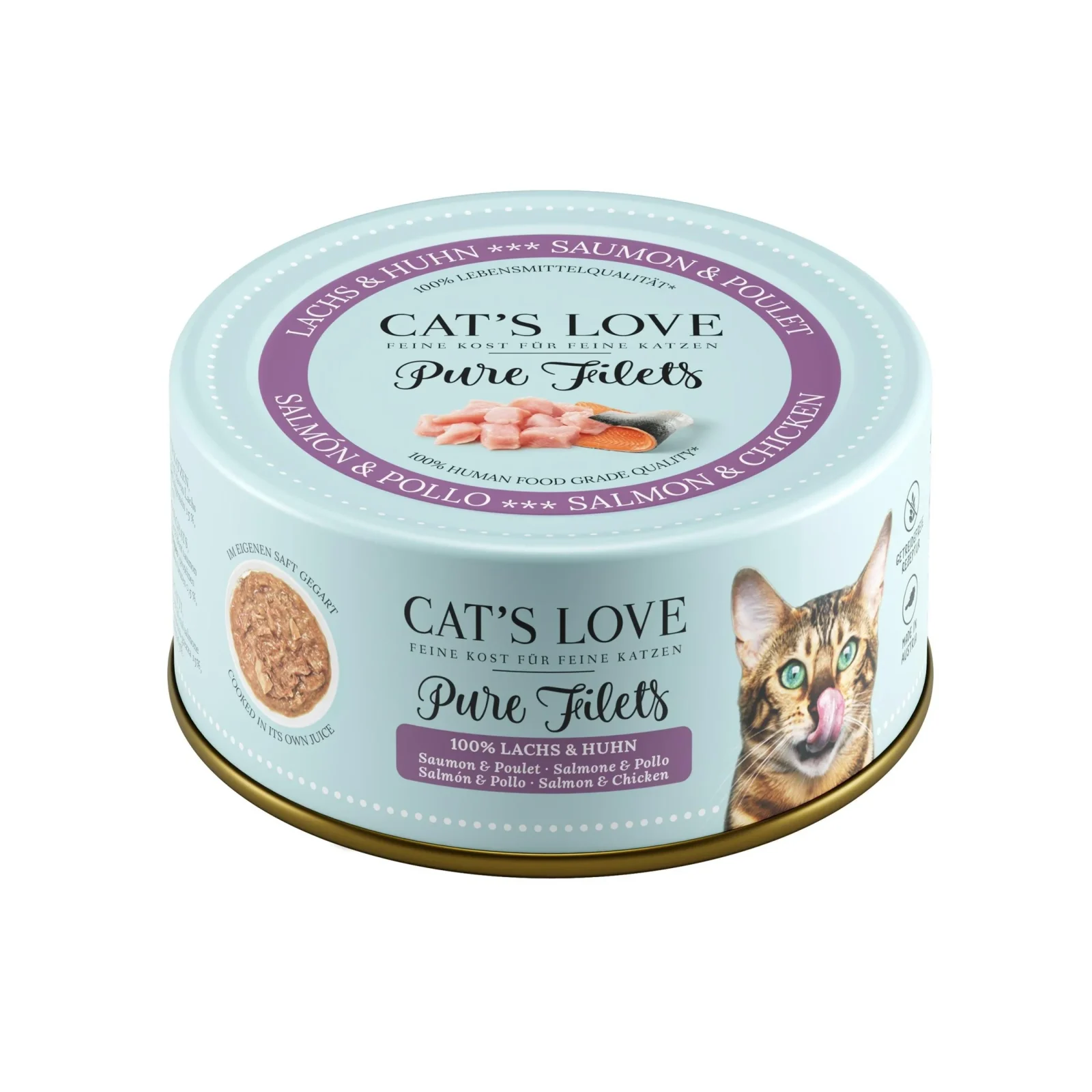 CATSLOVE FILET Pur Huhn&Lachs