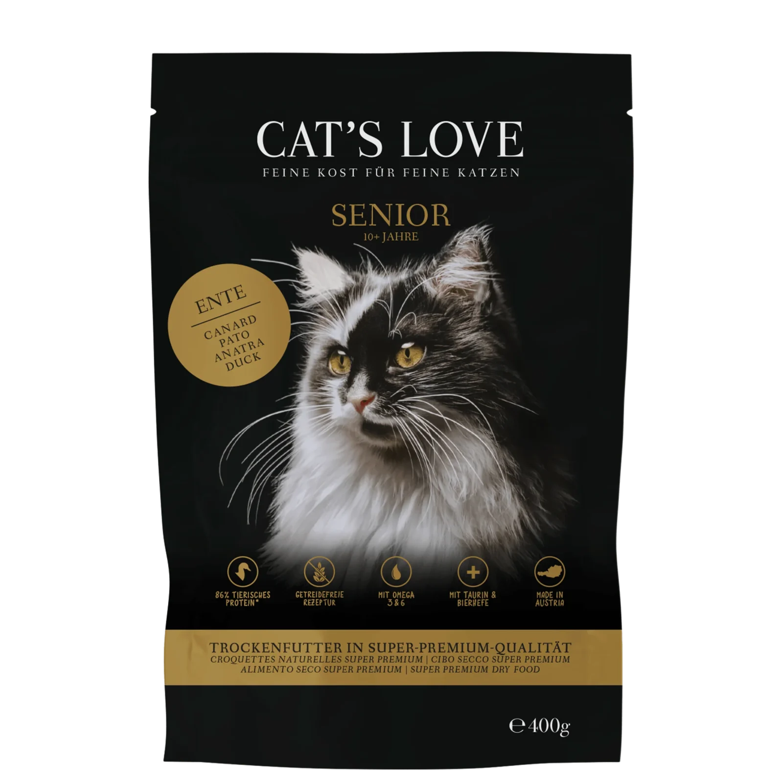 CATSLOVE Senior Ente Trockenfutter
