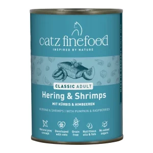 catz finefood CLASSIC Adult Hering & Krabben 400g | DAS FUTTERHAUS