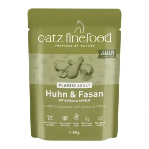 catz finefood CLASSIC Adult Huhn & Fasan 85g | DAS FUTTERHAUS