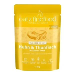 catz finefood CLASSIC Adult Huhn & Thunfisch 85g | DAS FUTTERHAUS