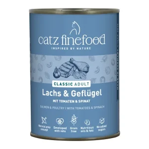 catz finefood CLASSIC Adult Lachs 400g | DAS FUTTERHAUS