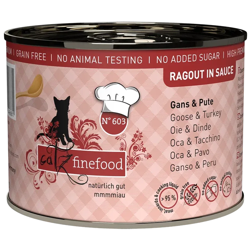 catz finefood Dose Ragout No. 603 Gans & Pute 190 g
