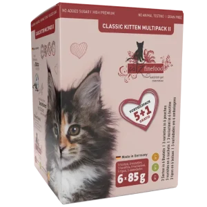 catz finefood Kitten MP II 6x85 g (5+1)
