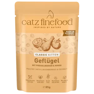 catz finefood Kitten No. 03 Geflügel 85 g