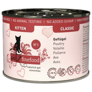 catz finefood Kitten No. 3 Geflügel 200 g