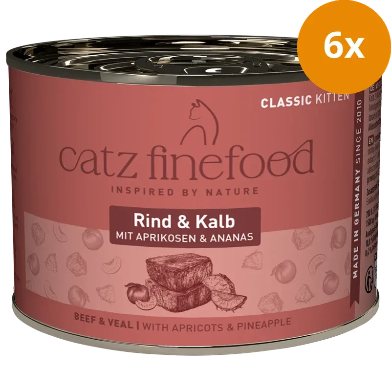 catz finefood Kitten No. 7 Rind & Kalb 200 g - Image 2