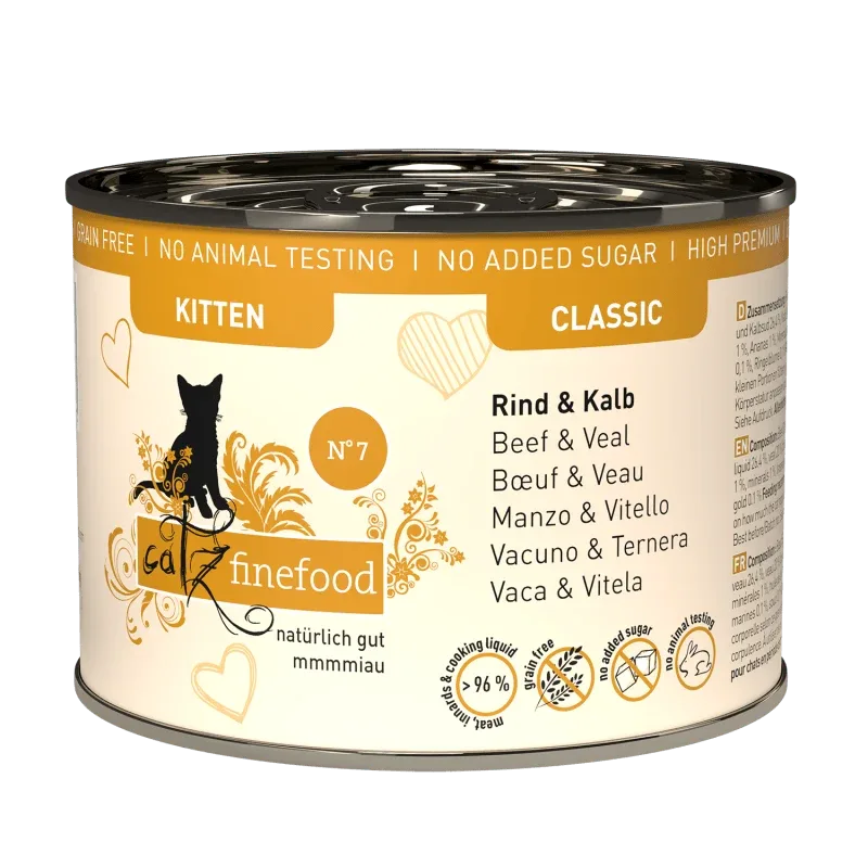 Catz Finefood Kitten No.7 Rind+Kalb - Image 2
