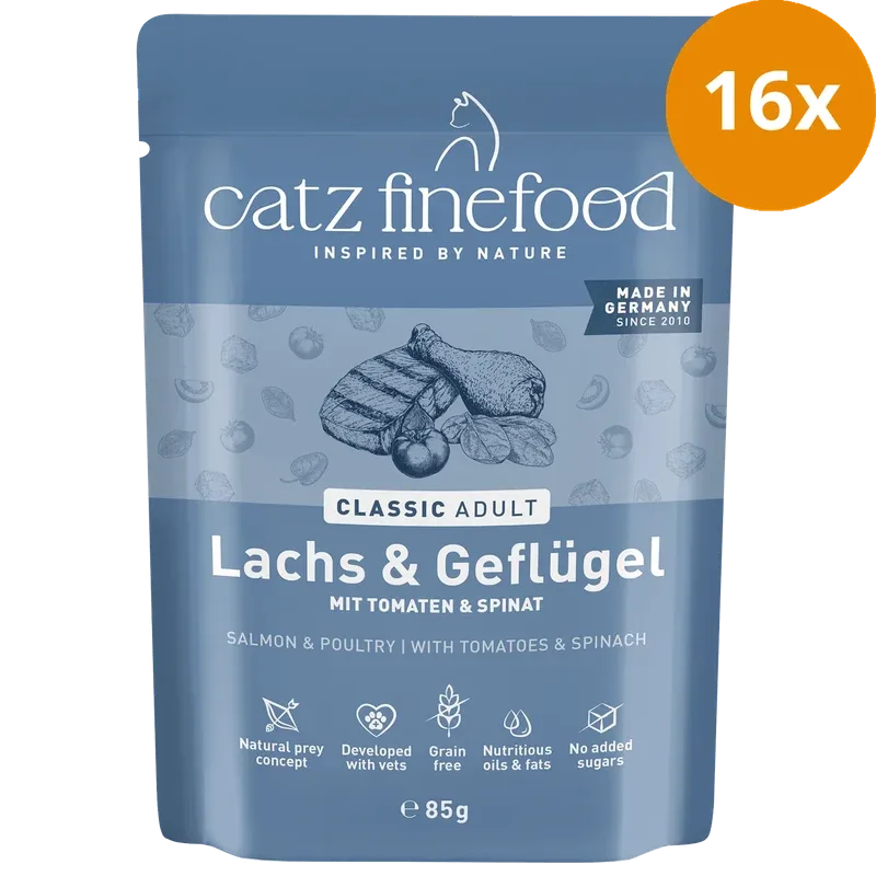 catz finefood No. 5 Lachs & Geflügel 85 g - Image 2