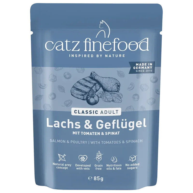 catz finefood No. 5 Lachs & Geflügel 85 g