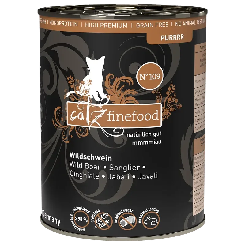 catz finefood Purrrr No. 109 Wildschwein 400 g